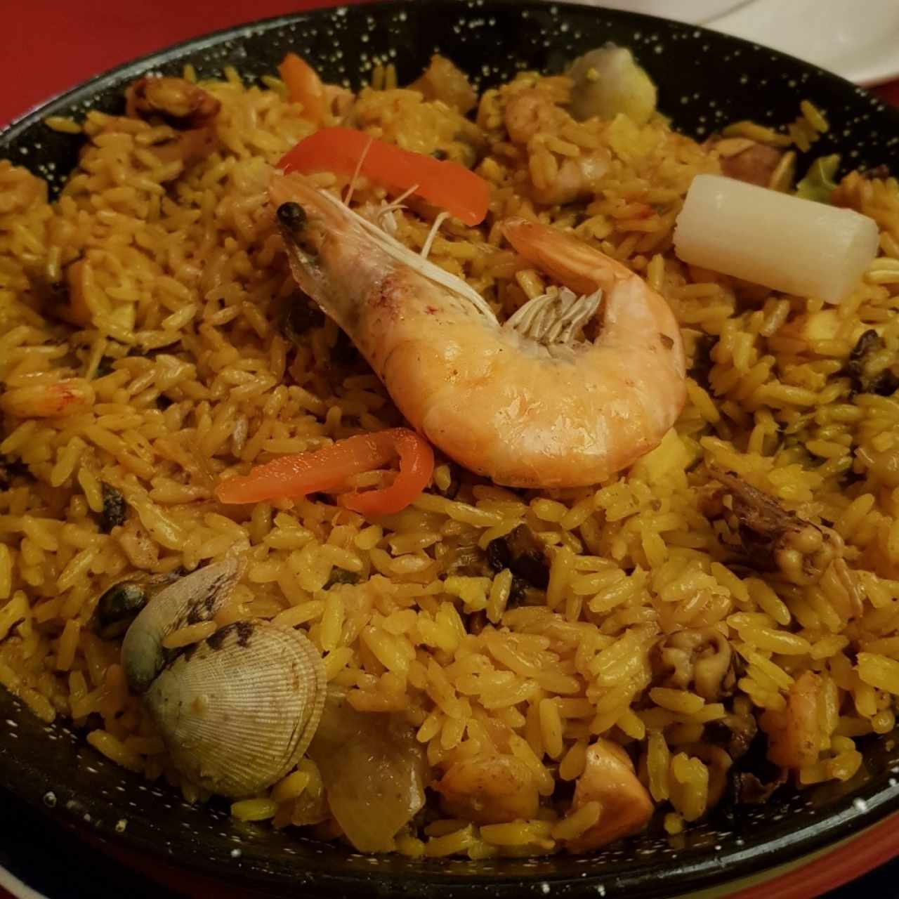 Paella de mariscos