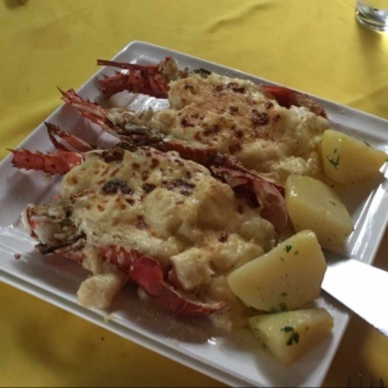 Langosta Gratinada