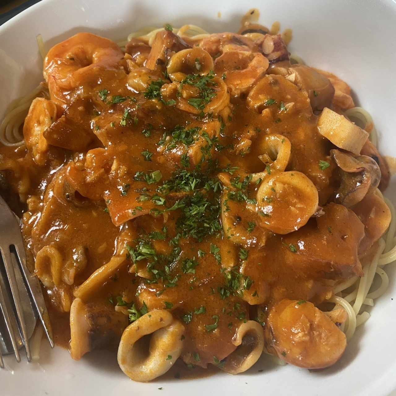 Mariscos - Pasta con Mariscos