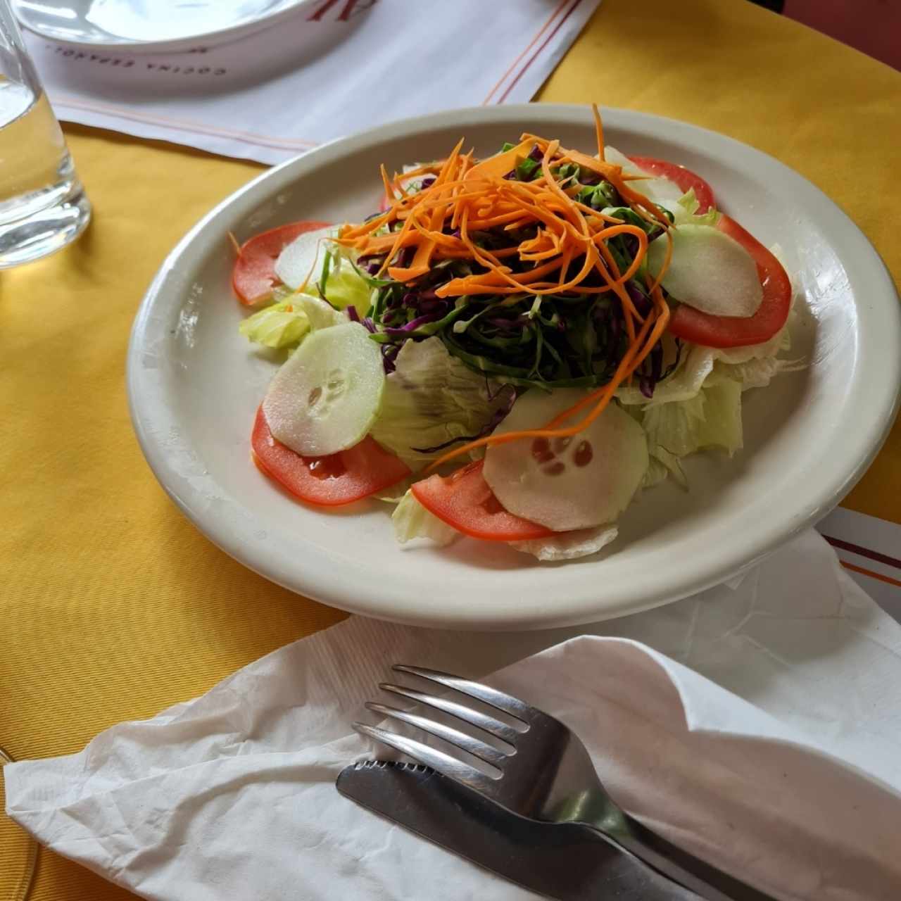 ensalada de acompañamiento