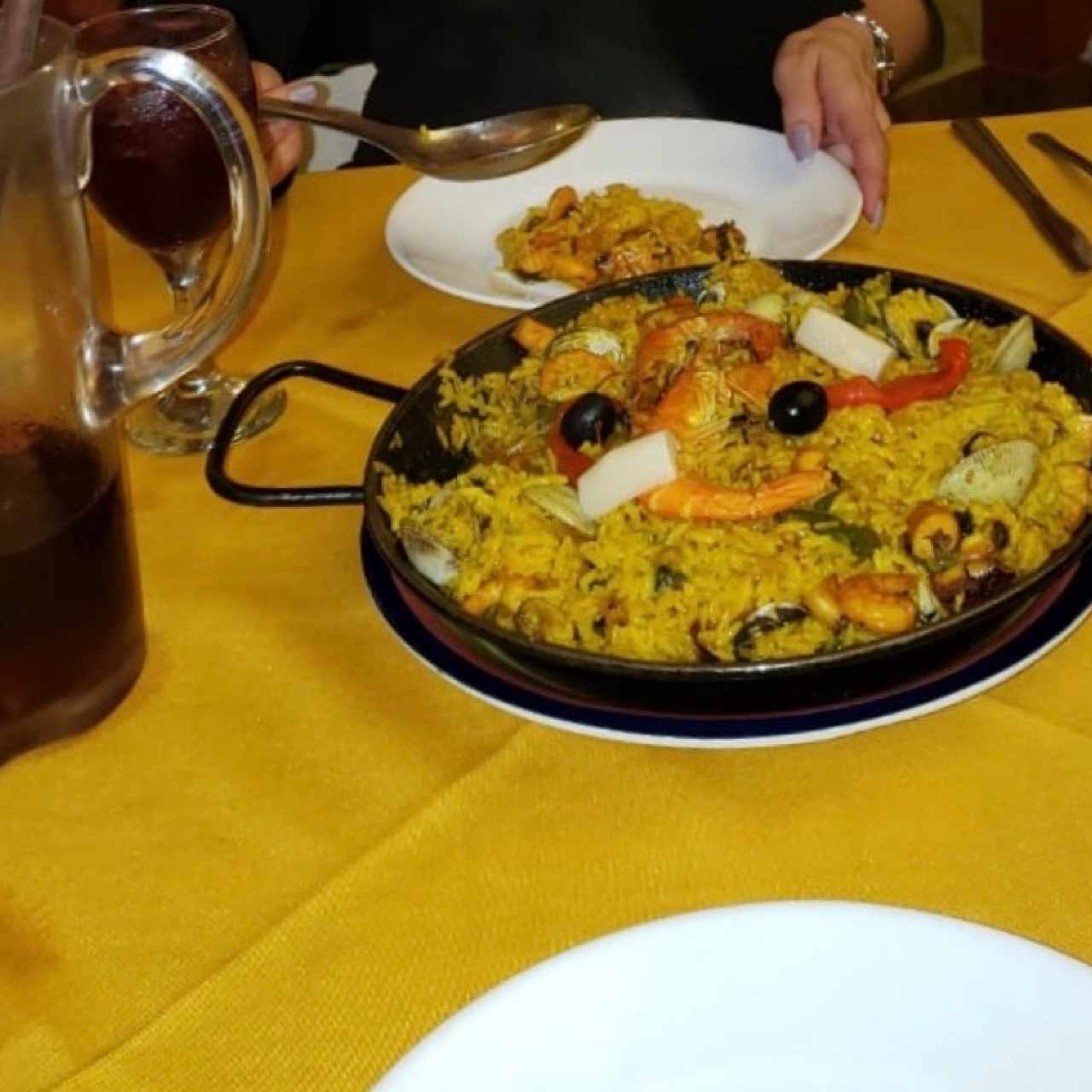 paella de mariscos