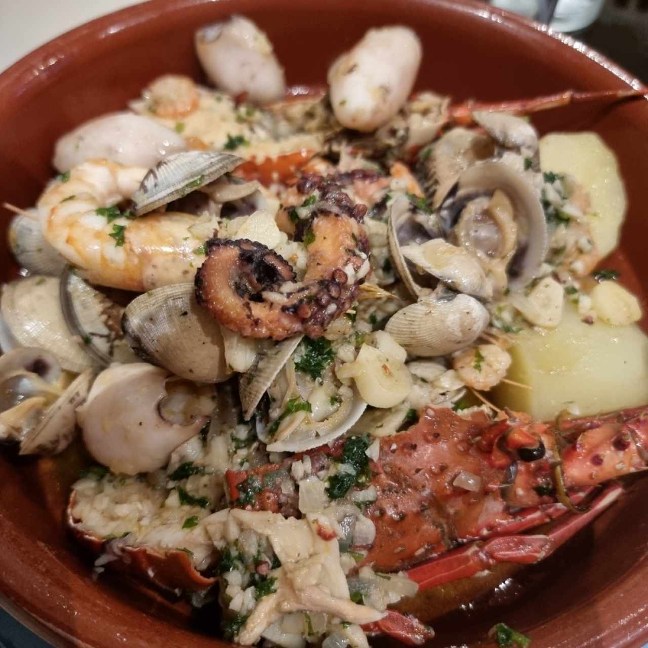 Julepe de mariscos