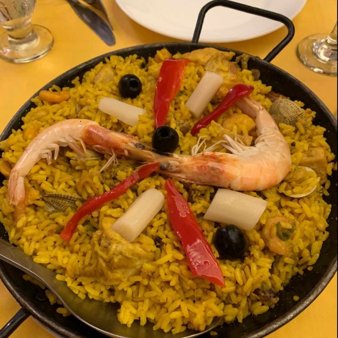 paella para dos personsas 