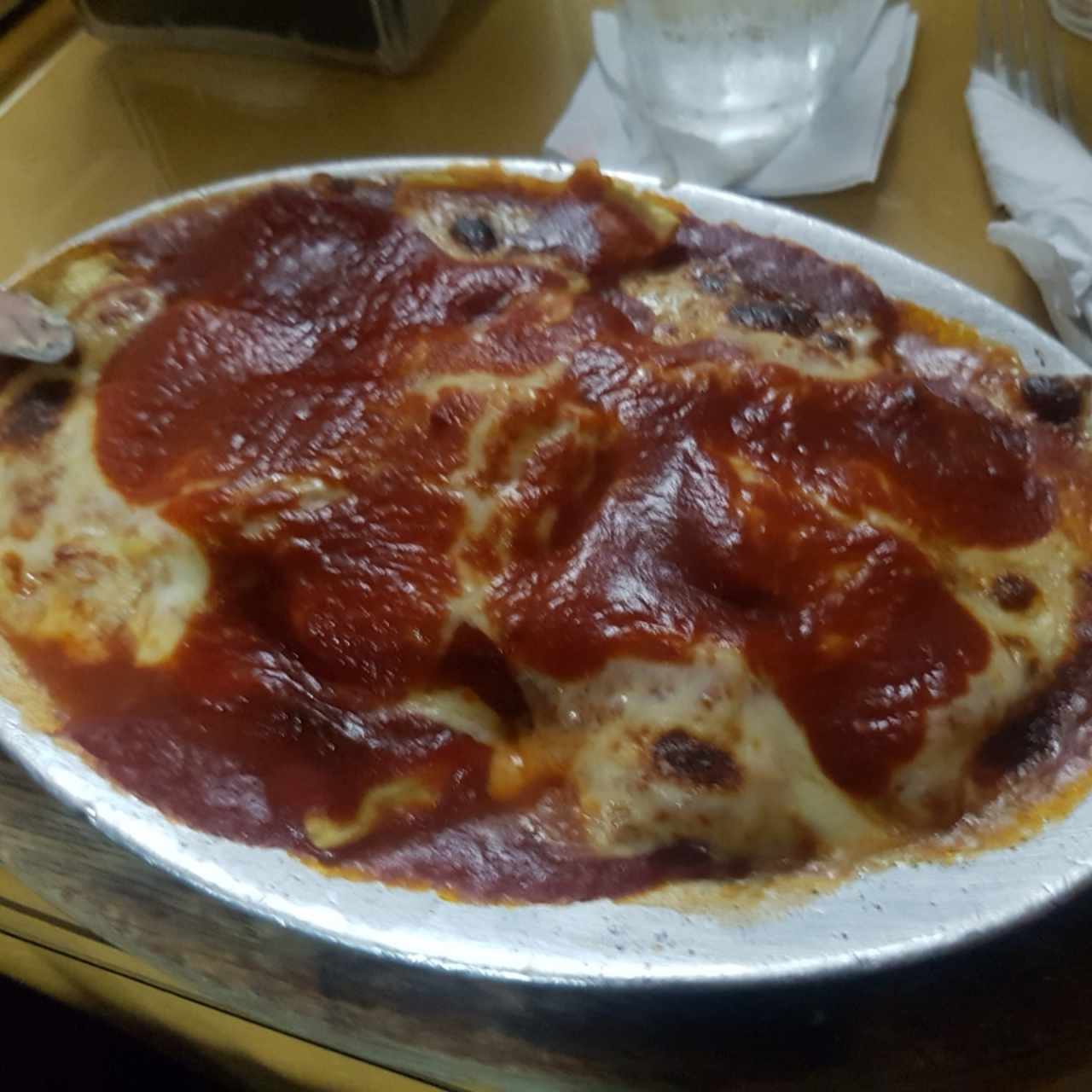 Ravioles de Pollo a la sorrento