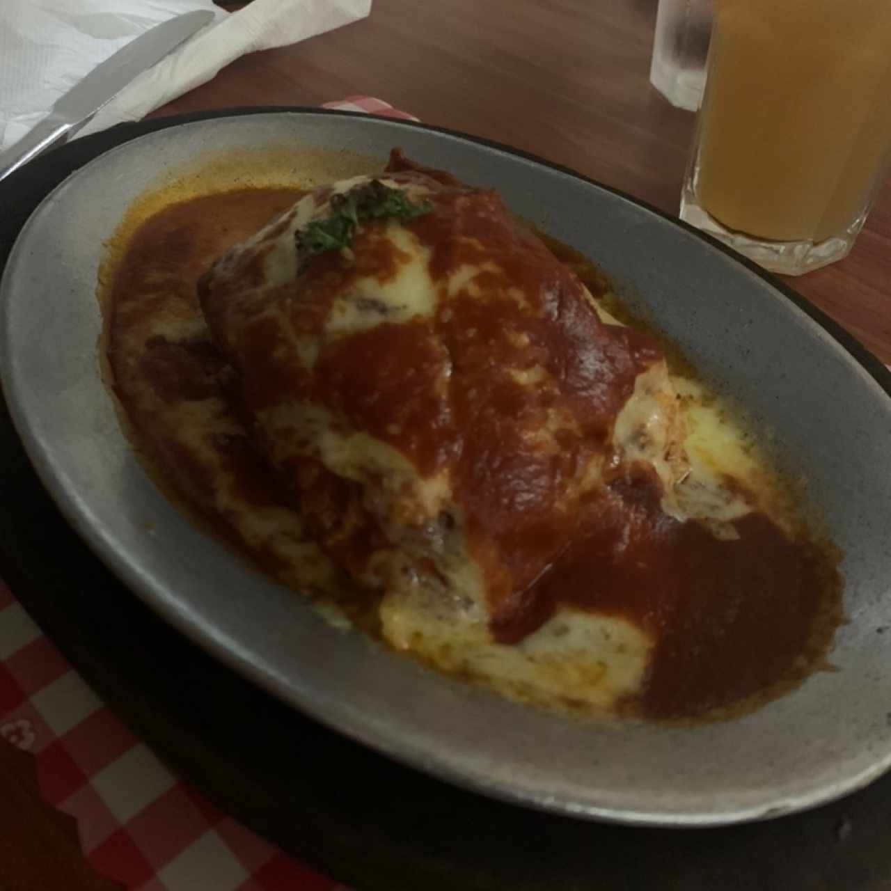 Lasagna de pollo