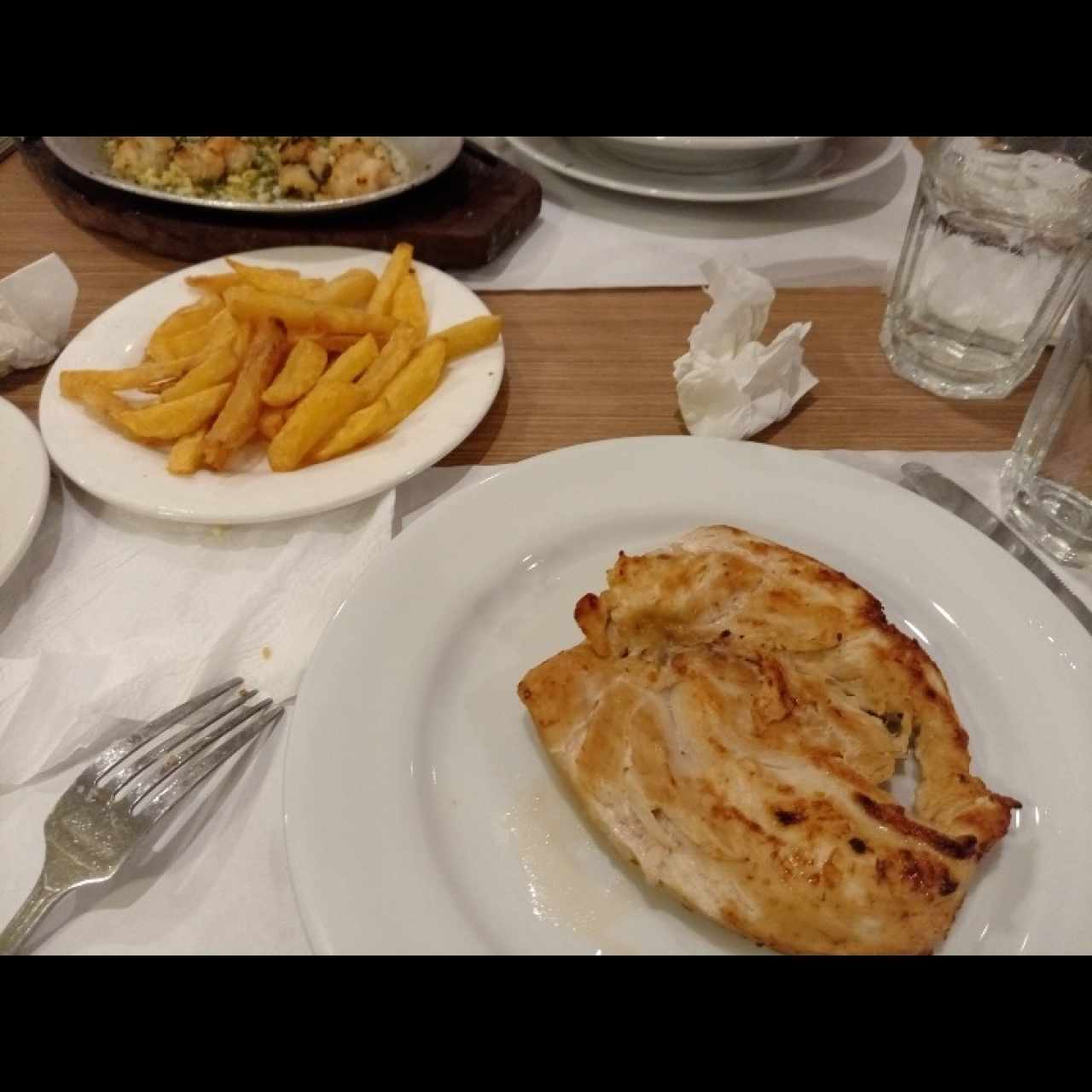 Pechuga de pollo a la plancha