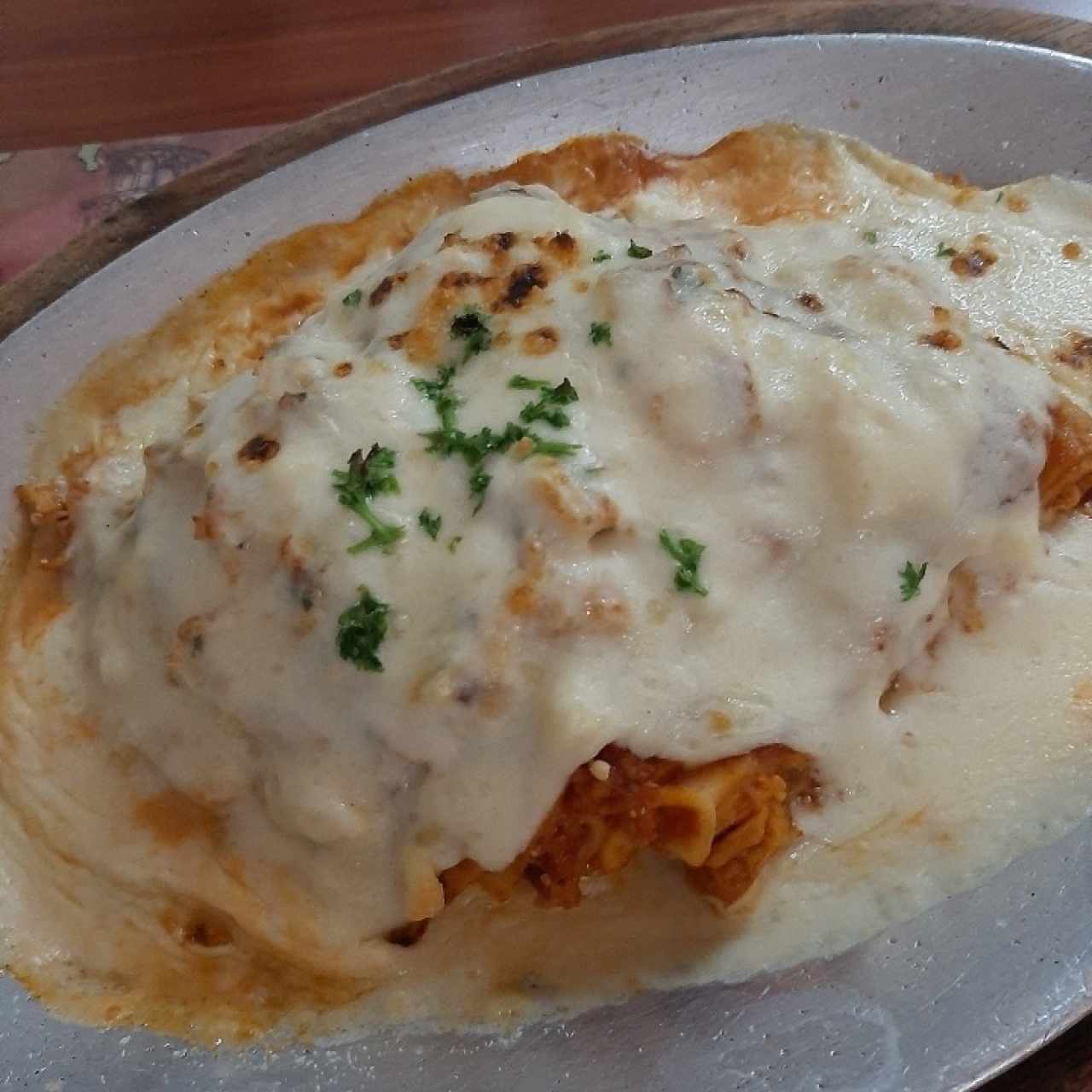 Lasagna de pollo