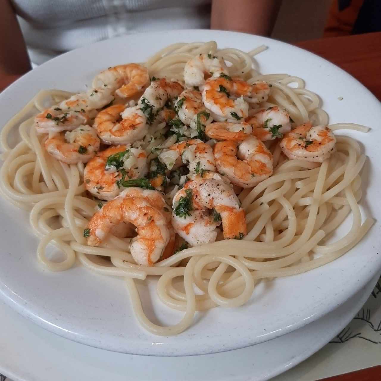 Pastas - Spaguetti con Camarones