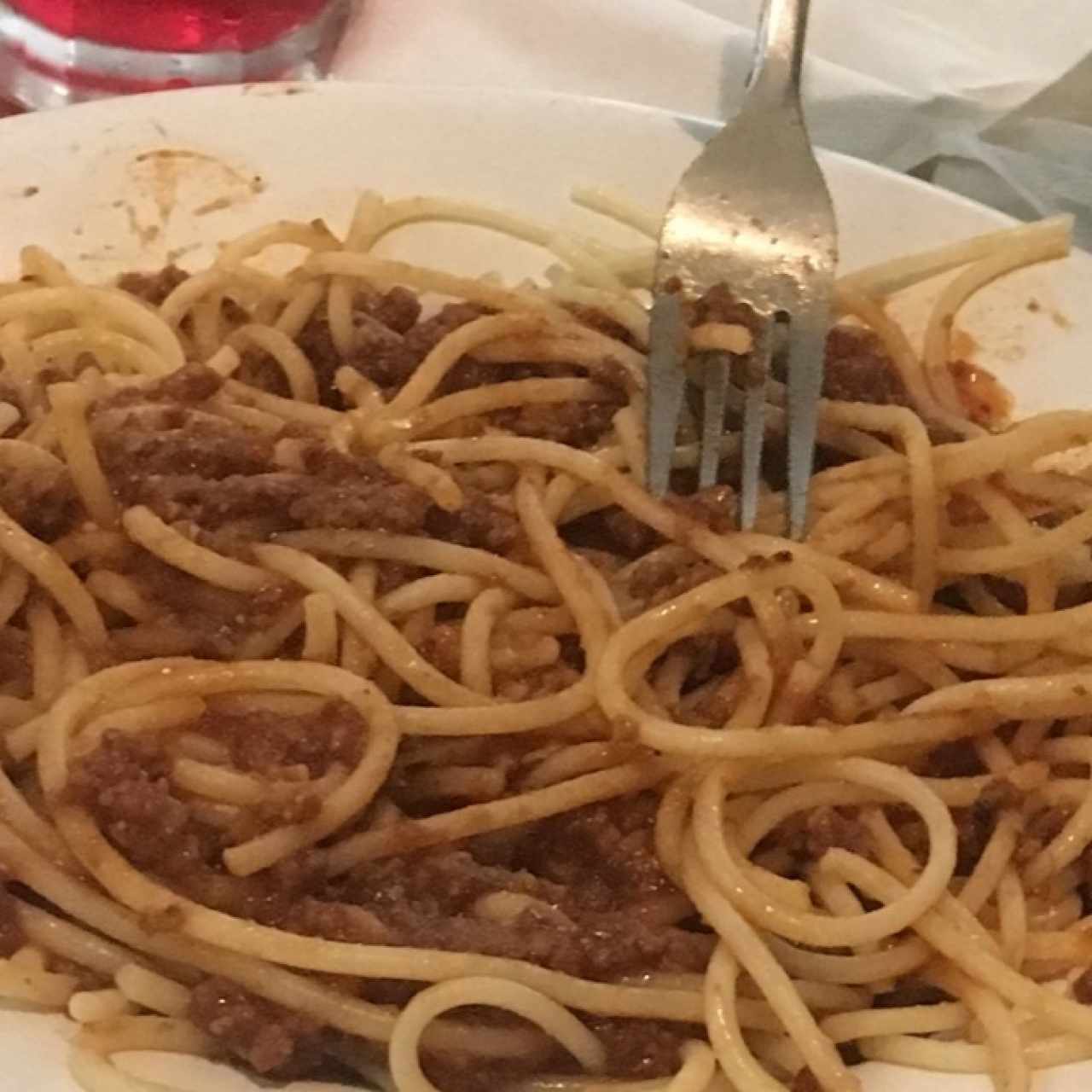 spaguetti a la bolognesa