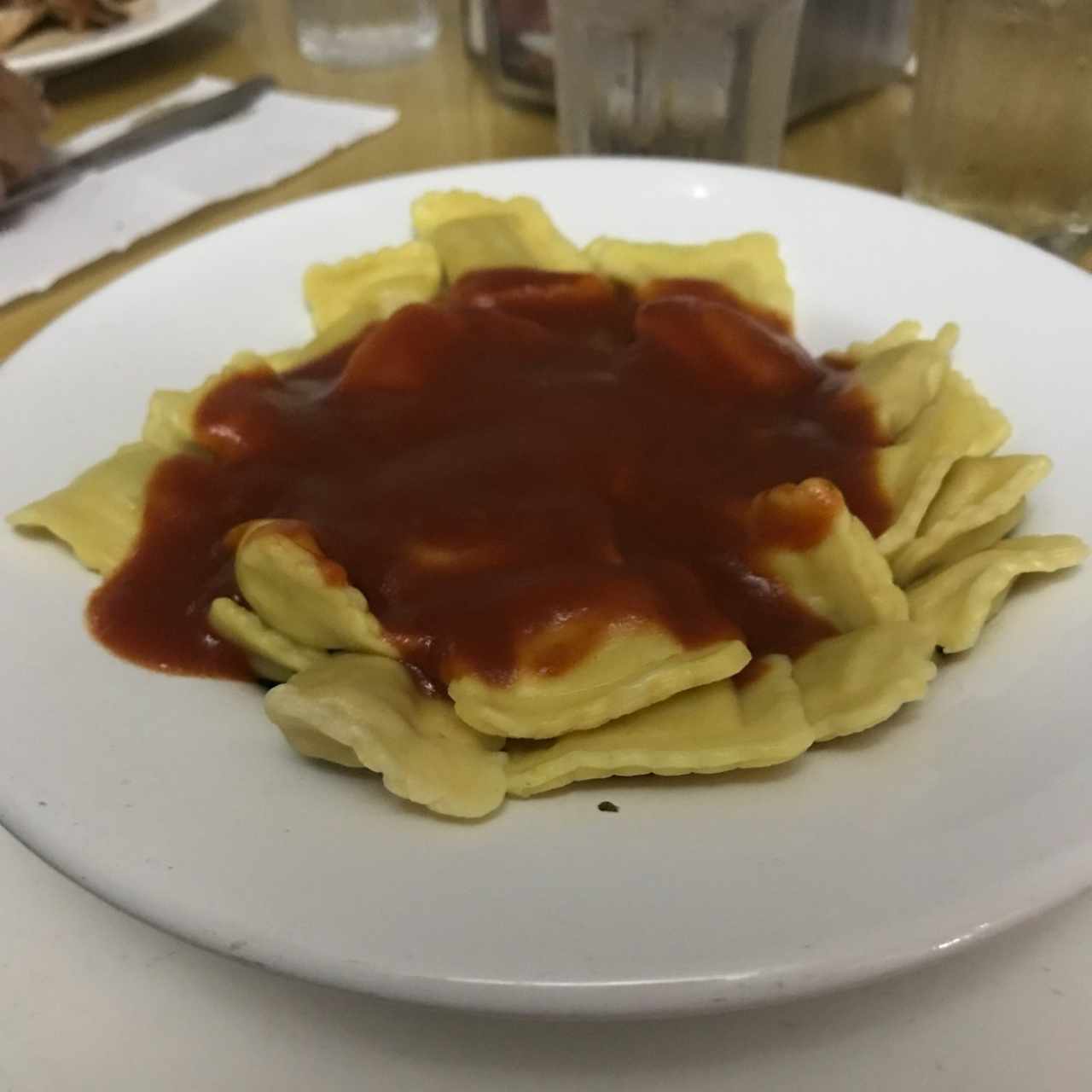 Ravioli de pollo