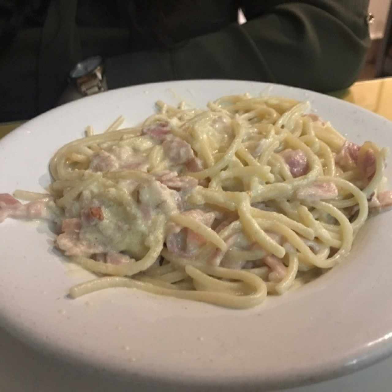 pasta a la carbonara