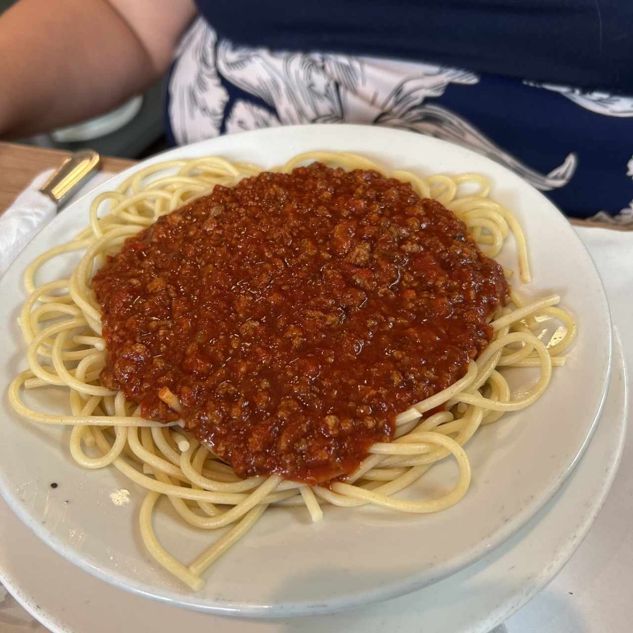 Con Salsa Bolognesa - Ground Beef Spaguetti