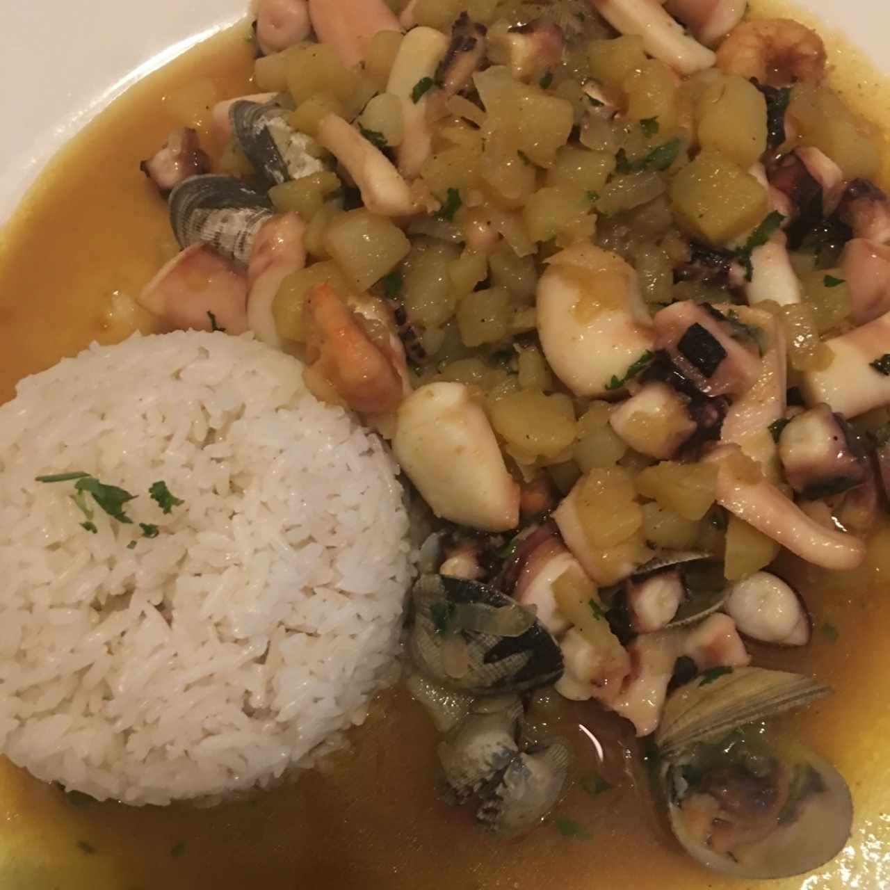 tacu tacu de mariscos