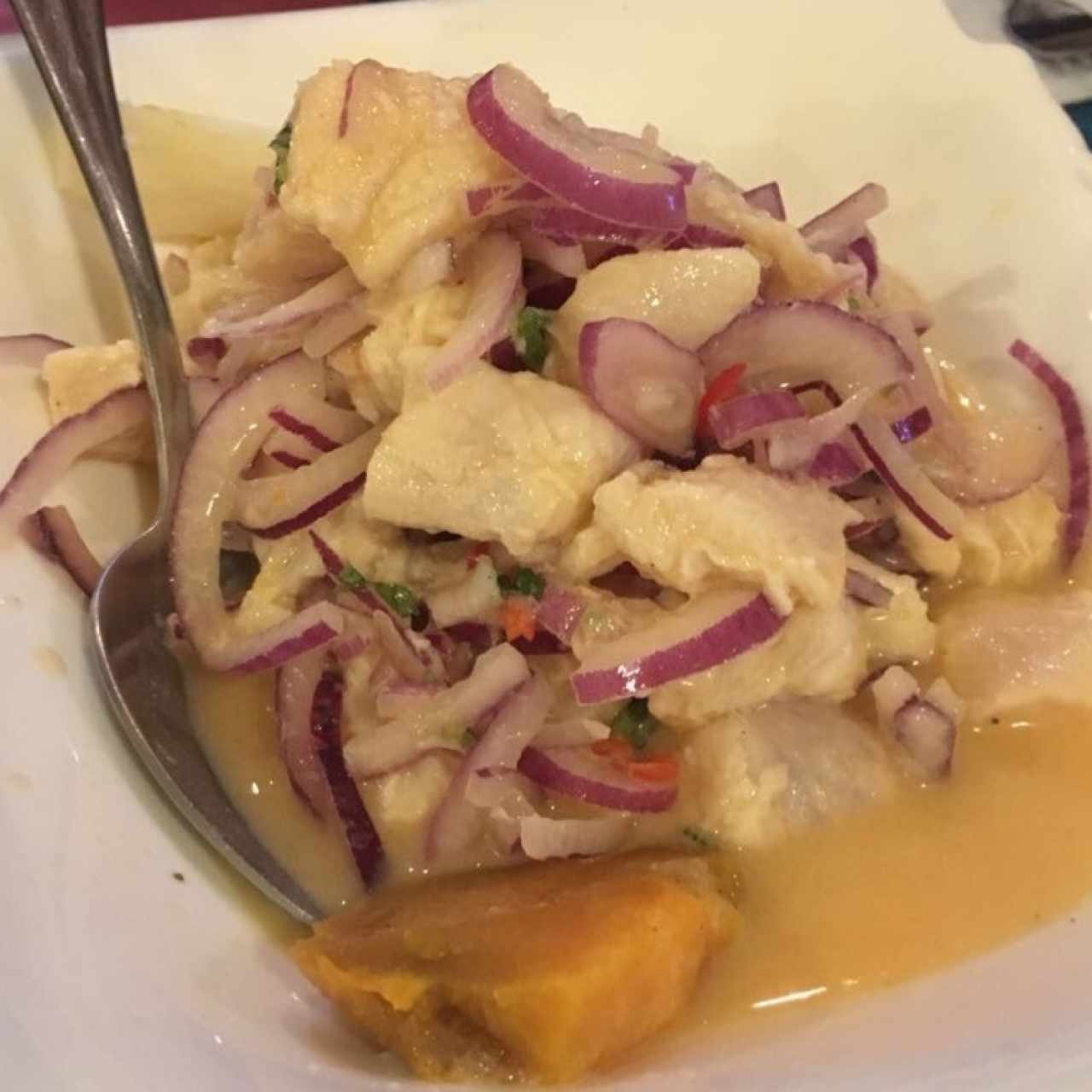 ceviche de corvina 