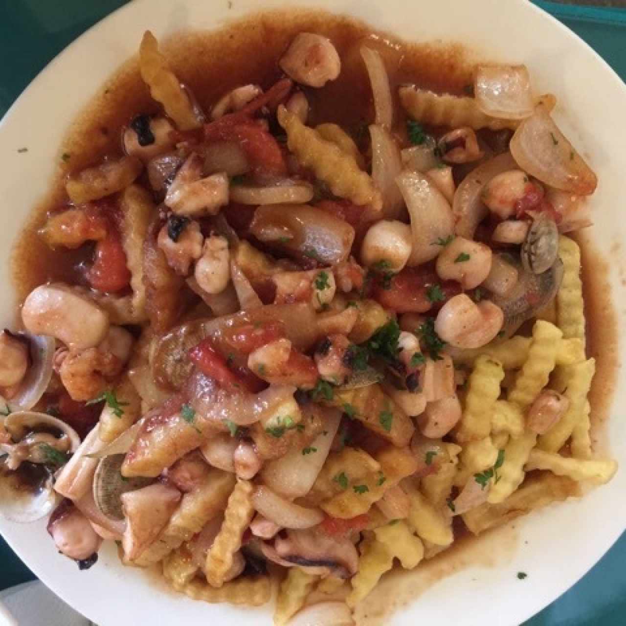 Salteado de Mariscos