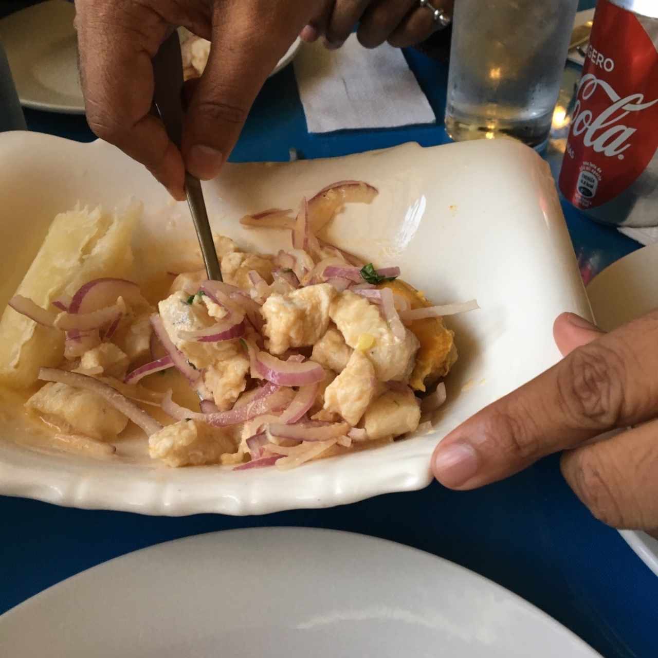 ceviche de corvina 