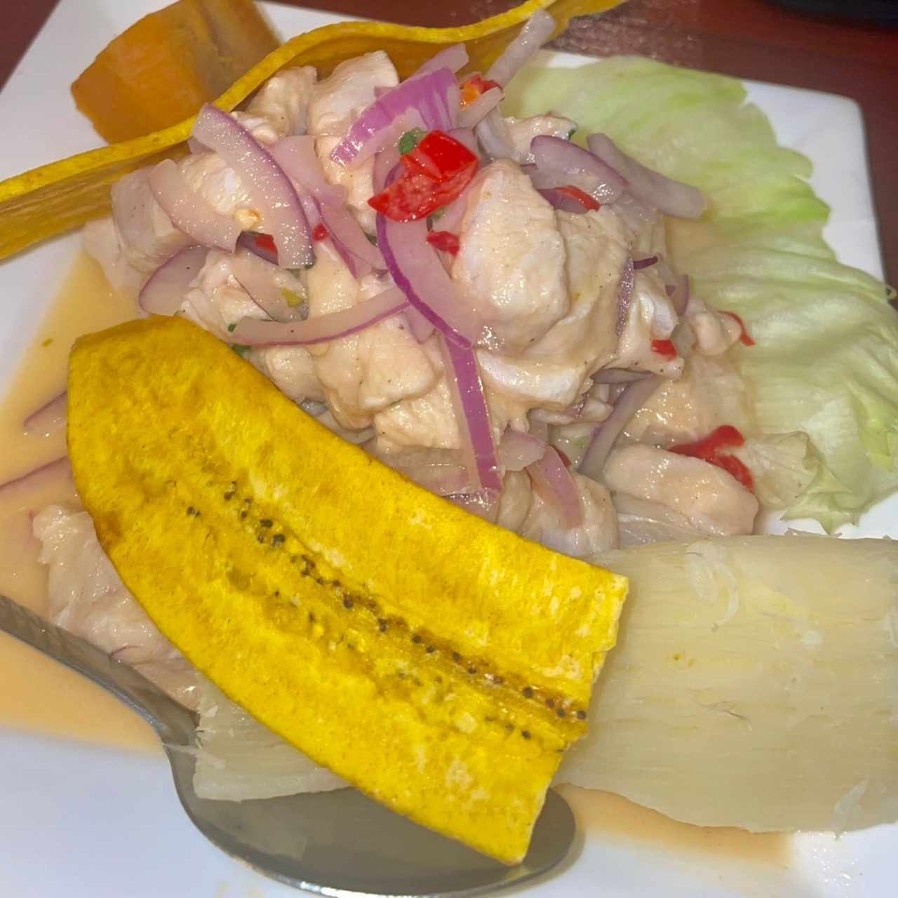 Menú - Ceviche de Corvina