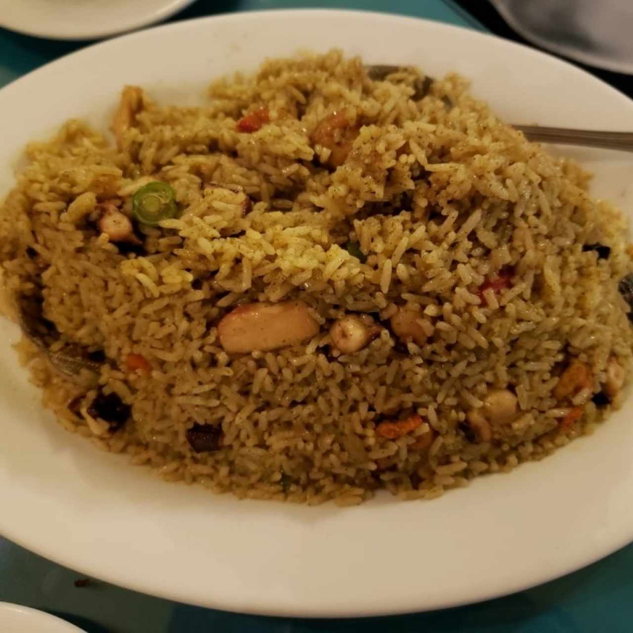 Arroz verde, excelente opción. 