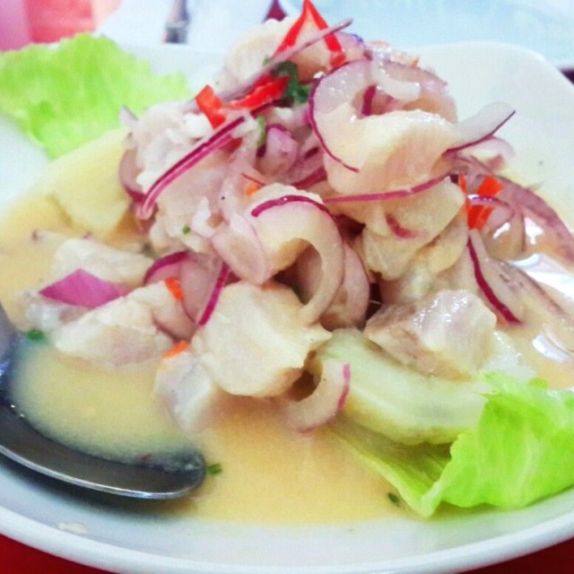 Ceviche de corvina