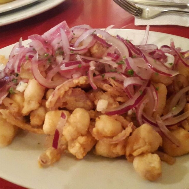 Ceviche frito 