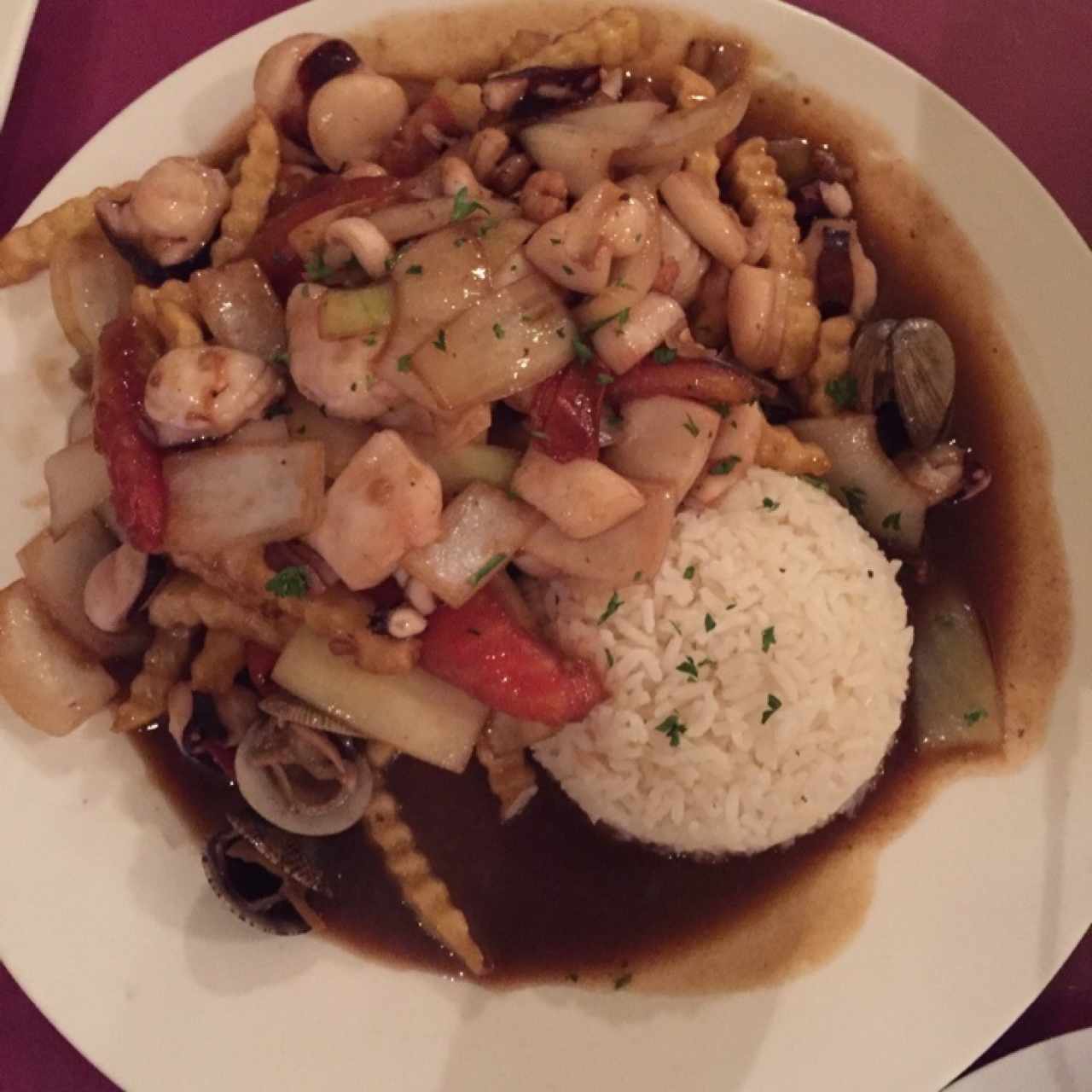 Saltado de Mariscos