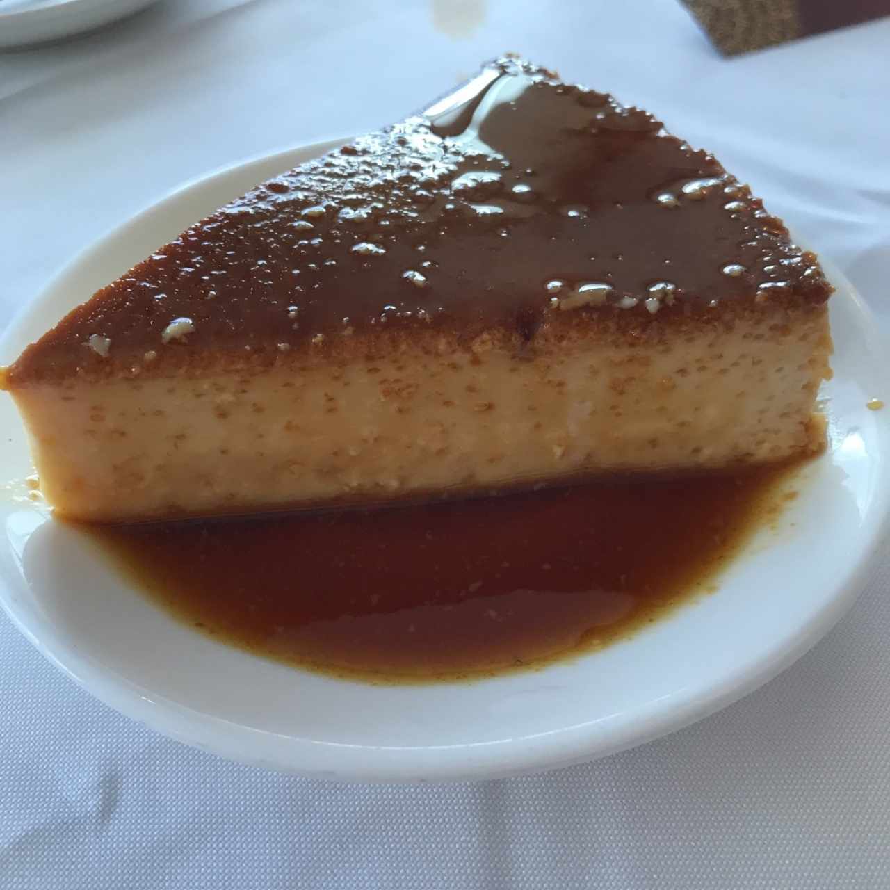 Flan de la casa 