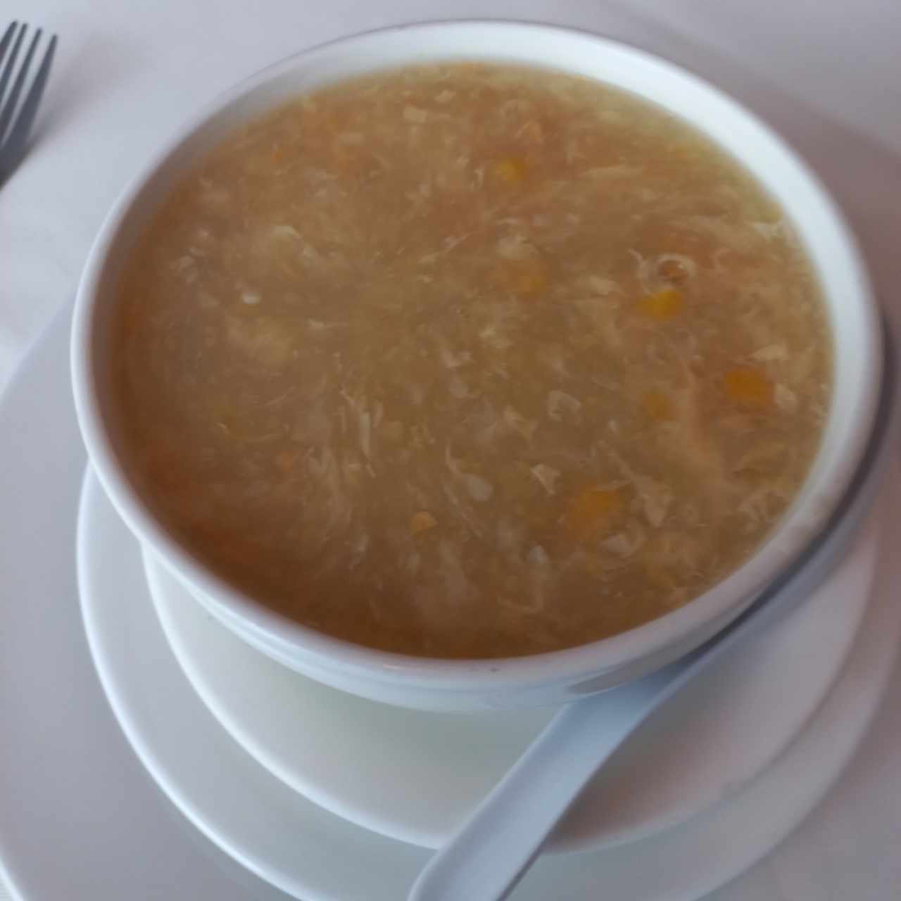 Sopa de Maíz con Pollo