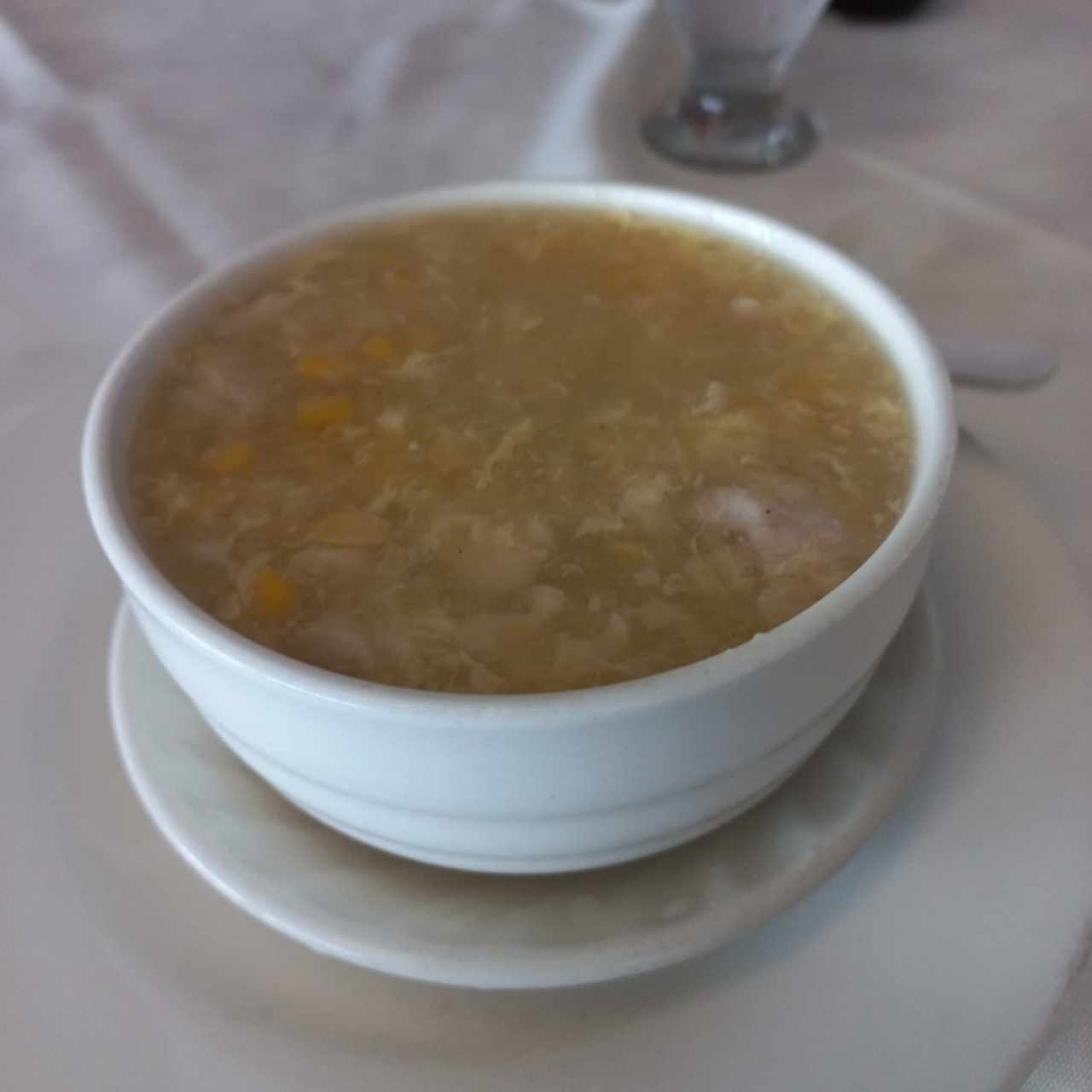 Sopa de Maíz con Pollo