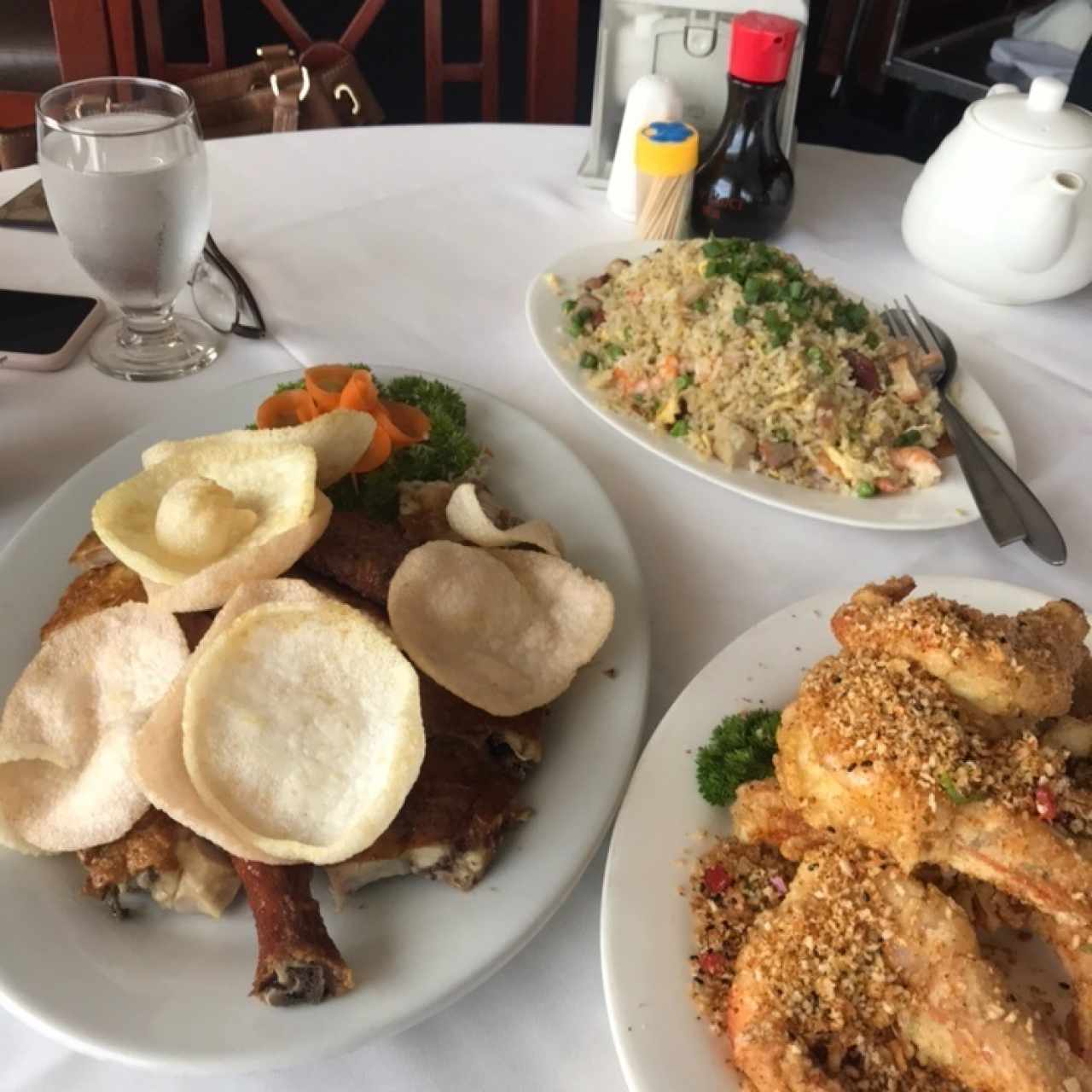 arroz y pollo asado