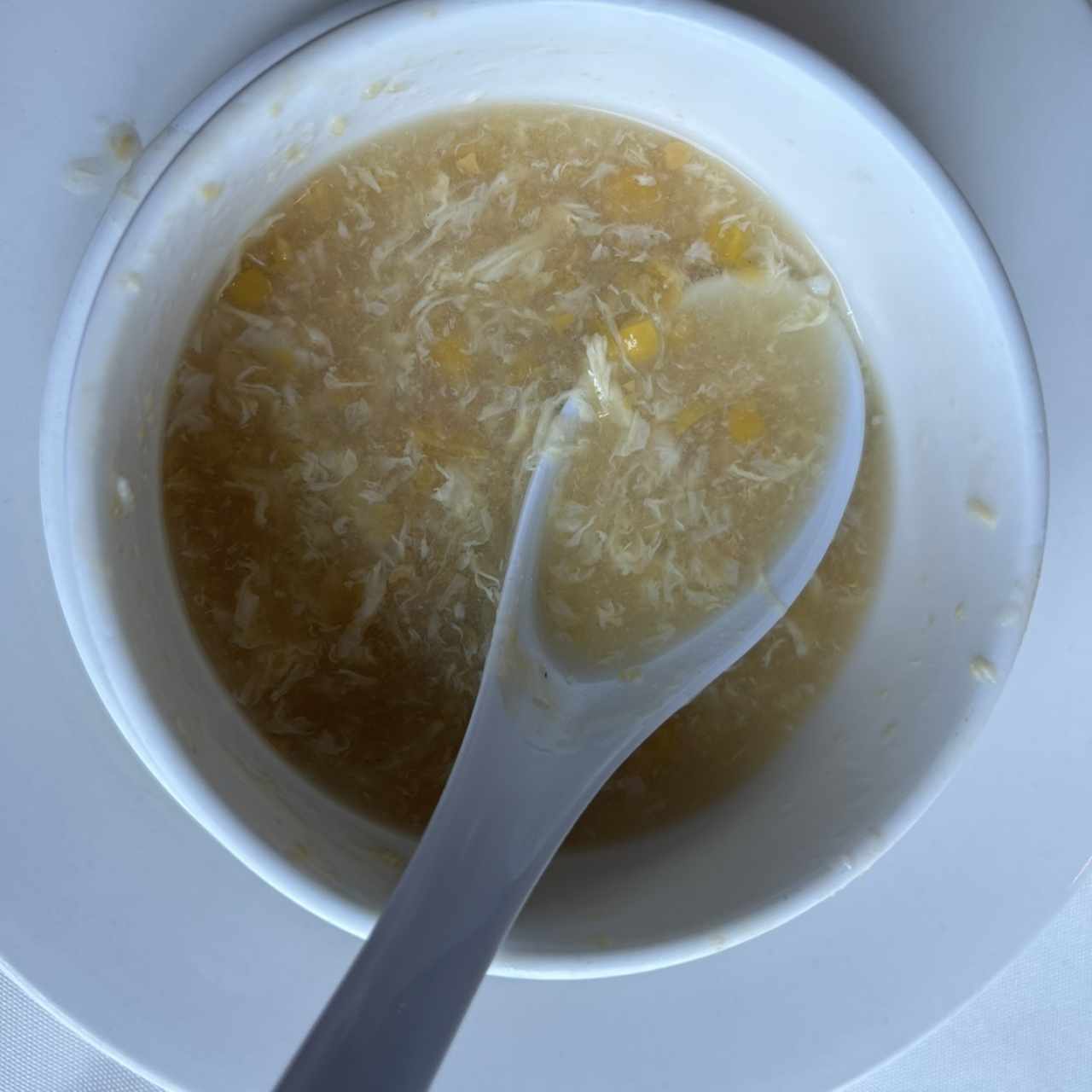 Sopa de Maíz con Pollo