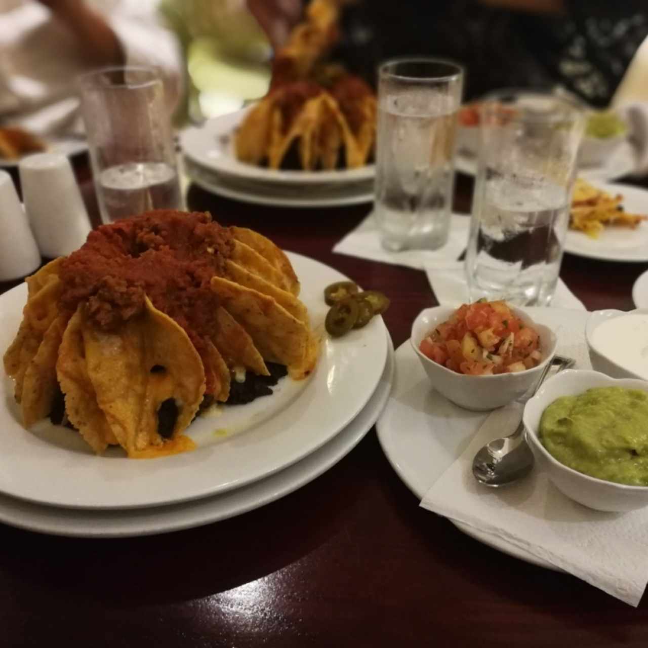 Nachos con carne