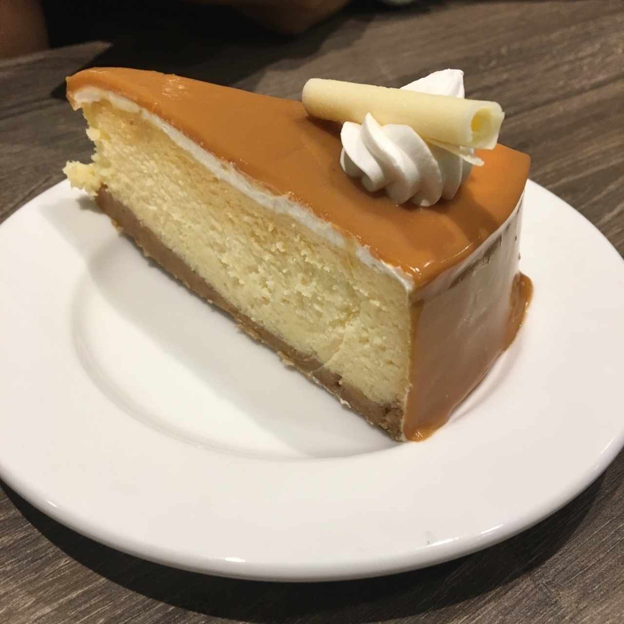 cheesecake de dulce de leche