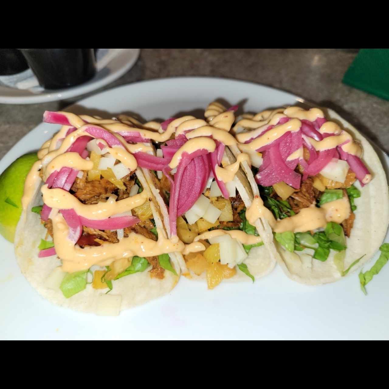 Tacos de cerdo suaves