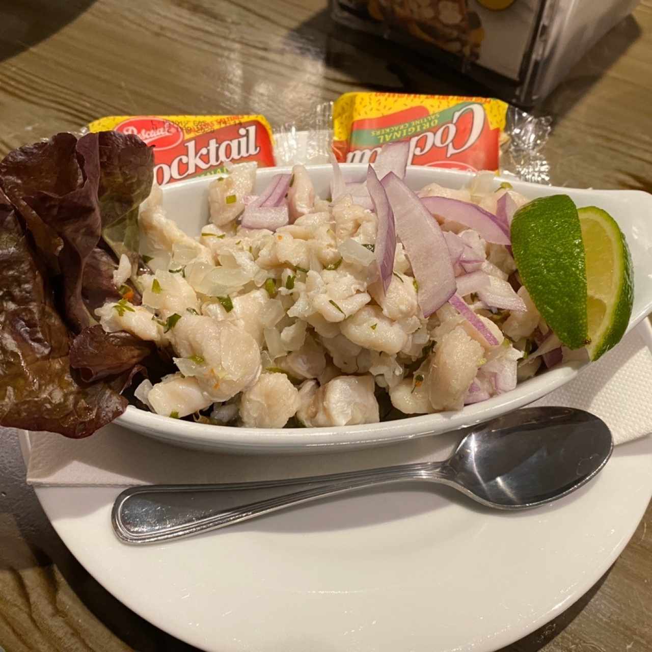 Ceviche de corvina