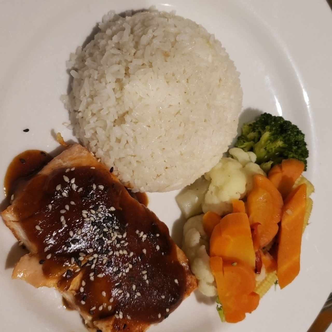 salmon teriyaki