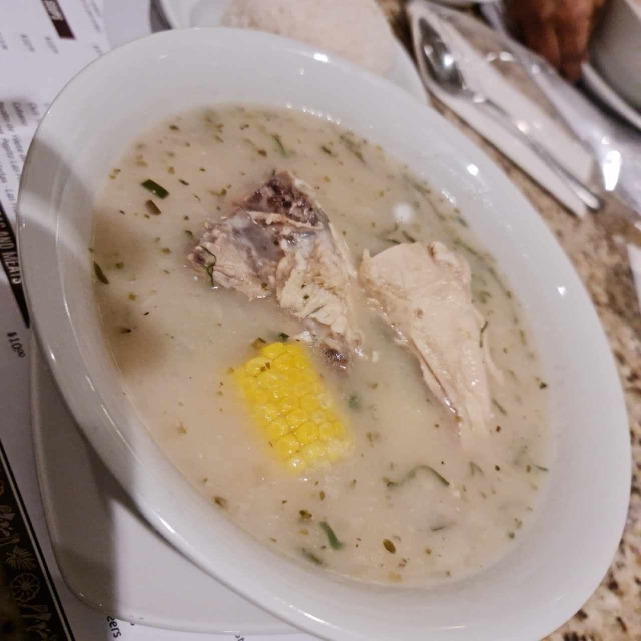 Sancocho de Gallina con arroz