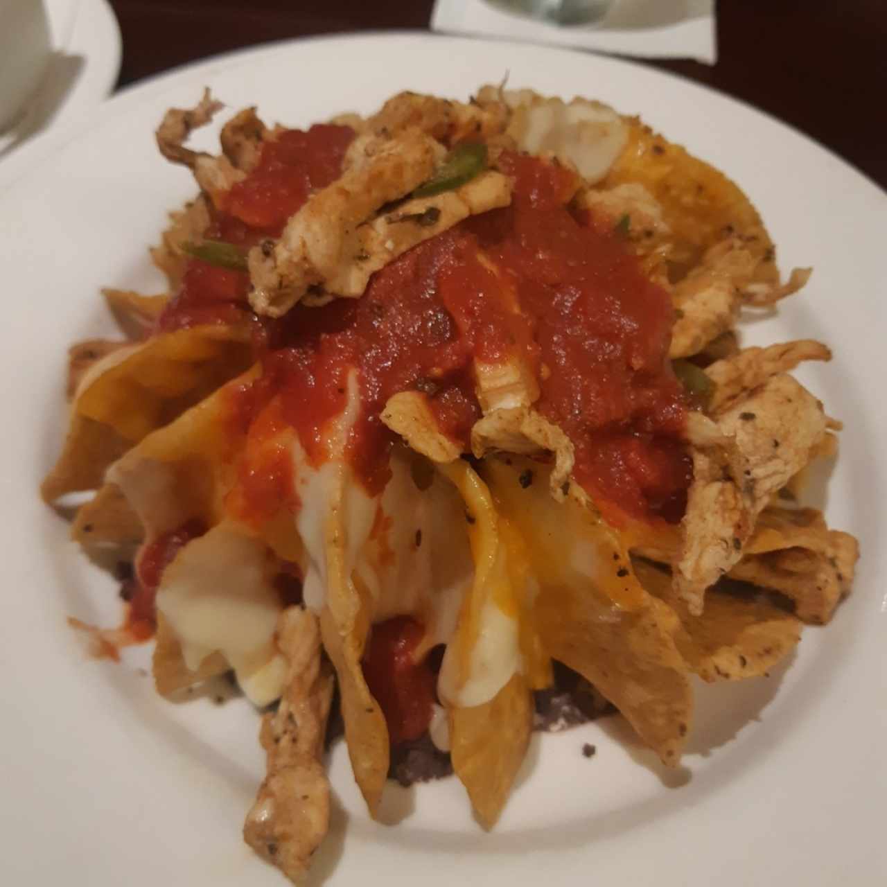 Nachos de pollo