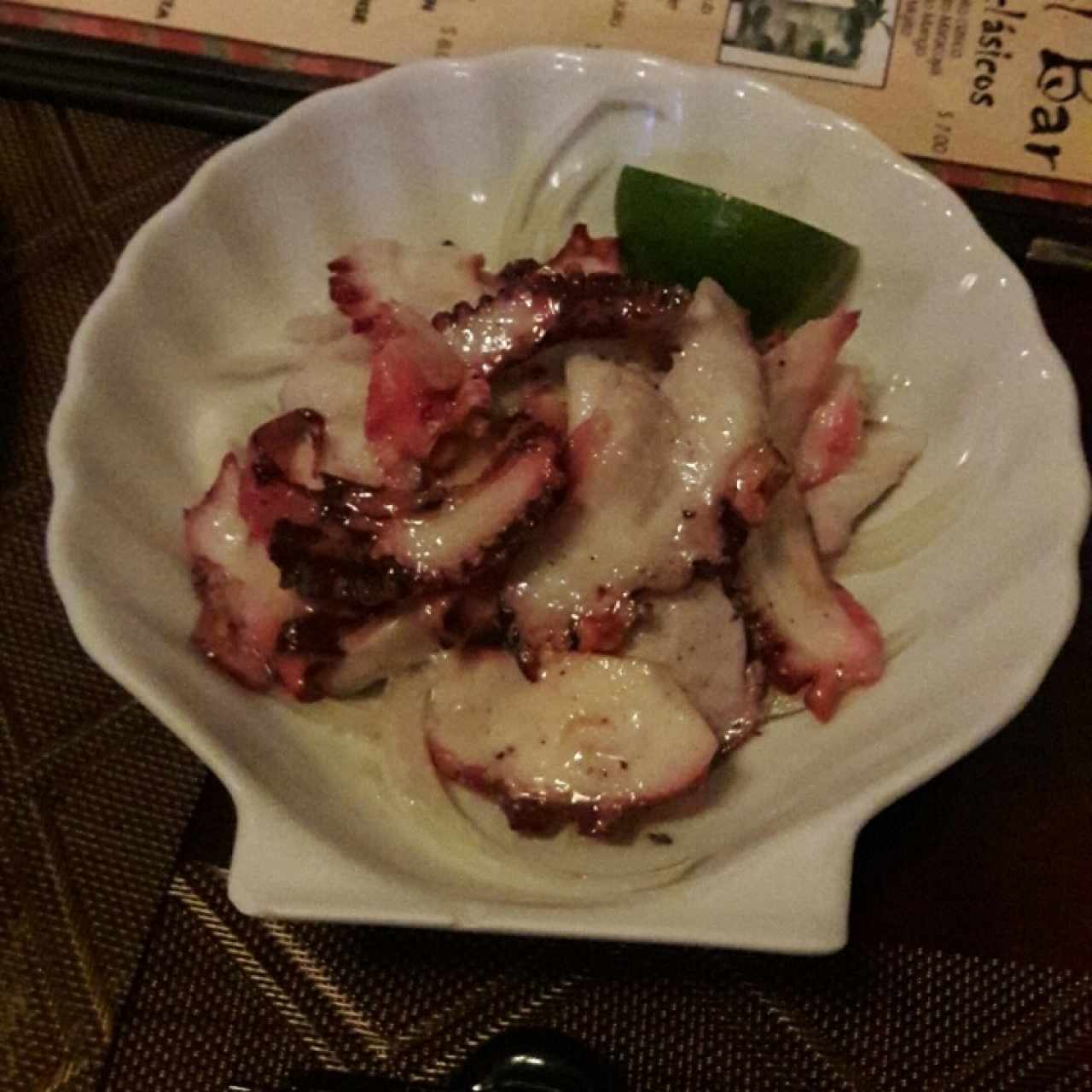 pulpo al olivo