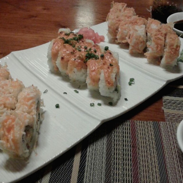 Alaska roll, sweet roll y alaska baked roll