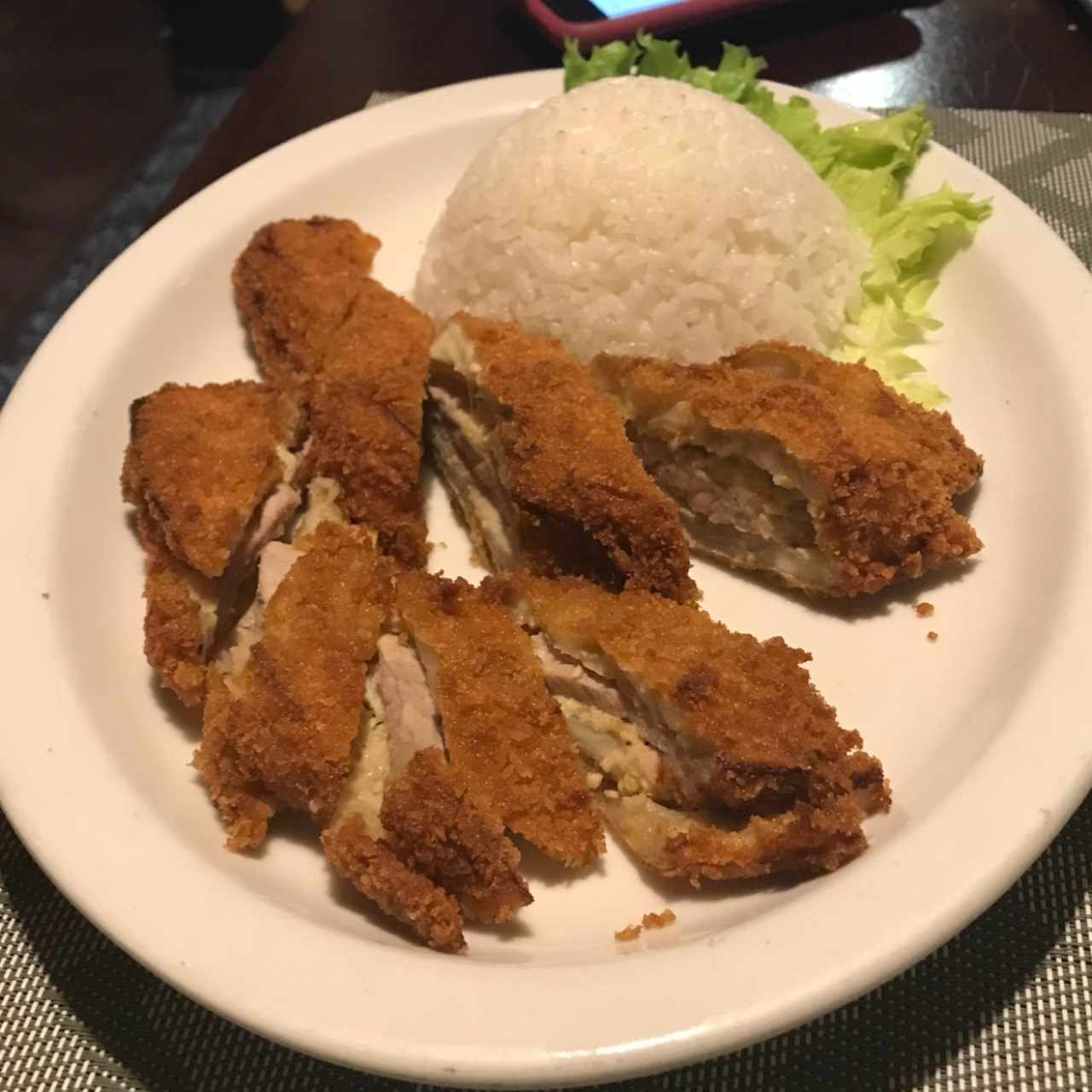 berenjena apanada con puerco 