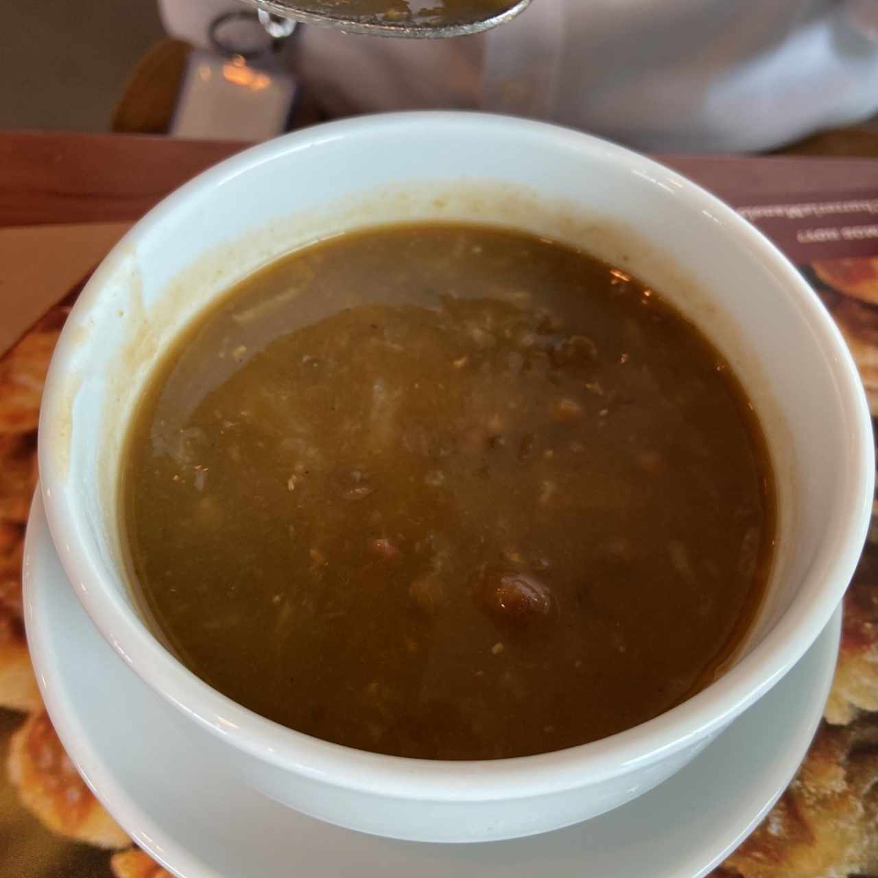 Sopa de lentejas 