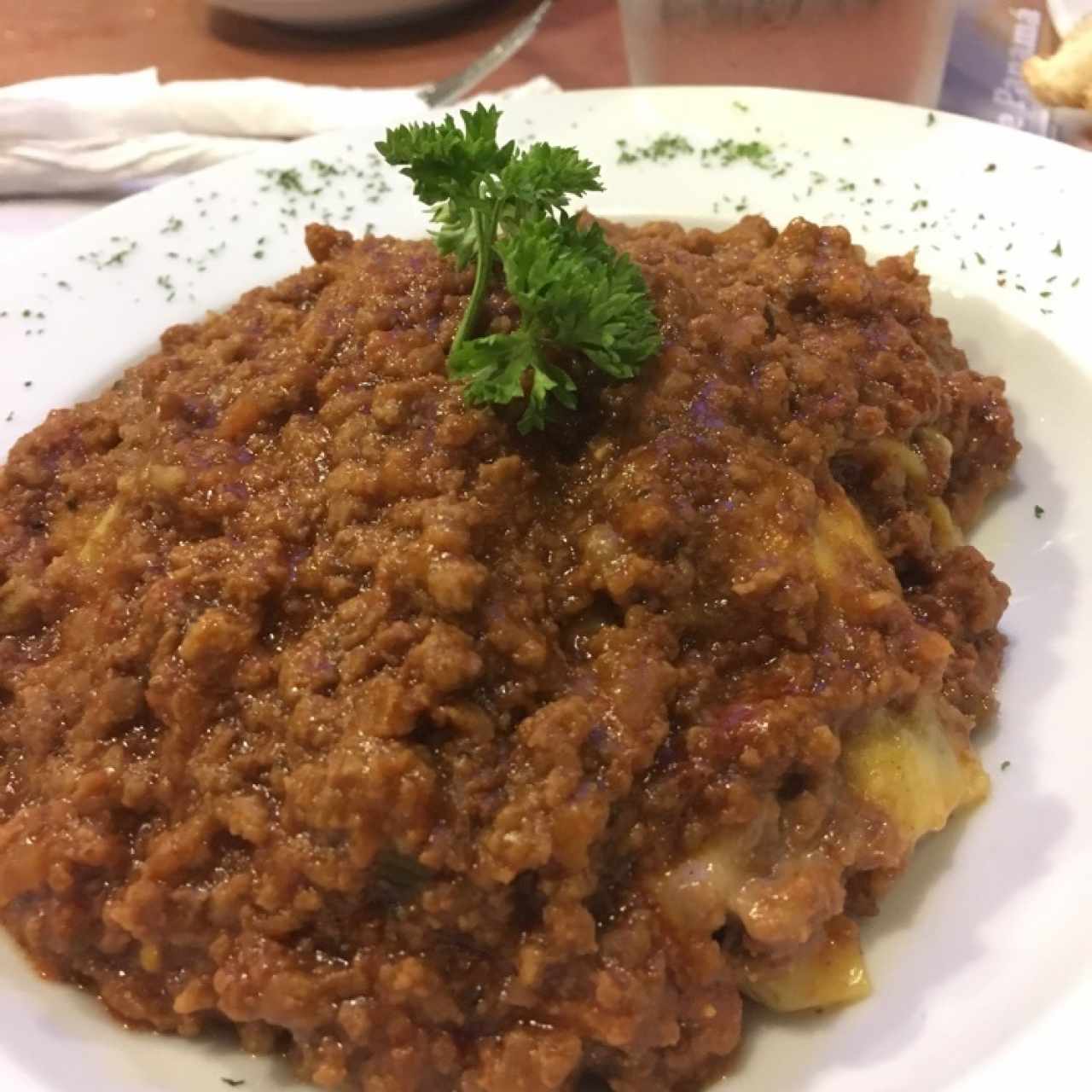 lasagña de carne