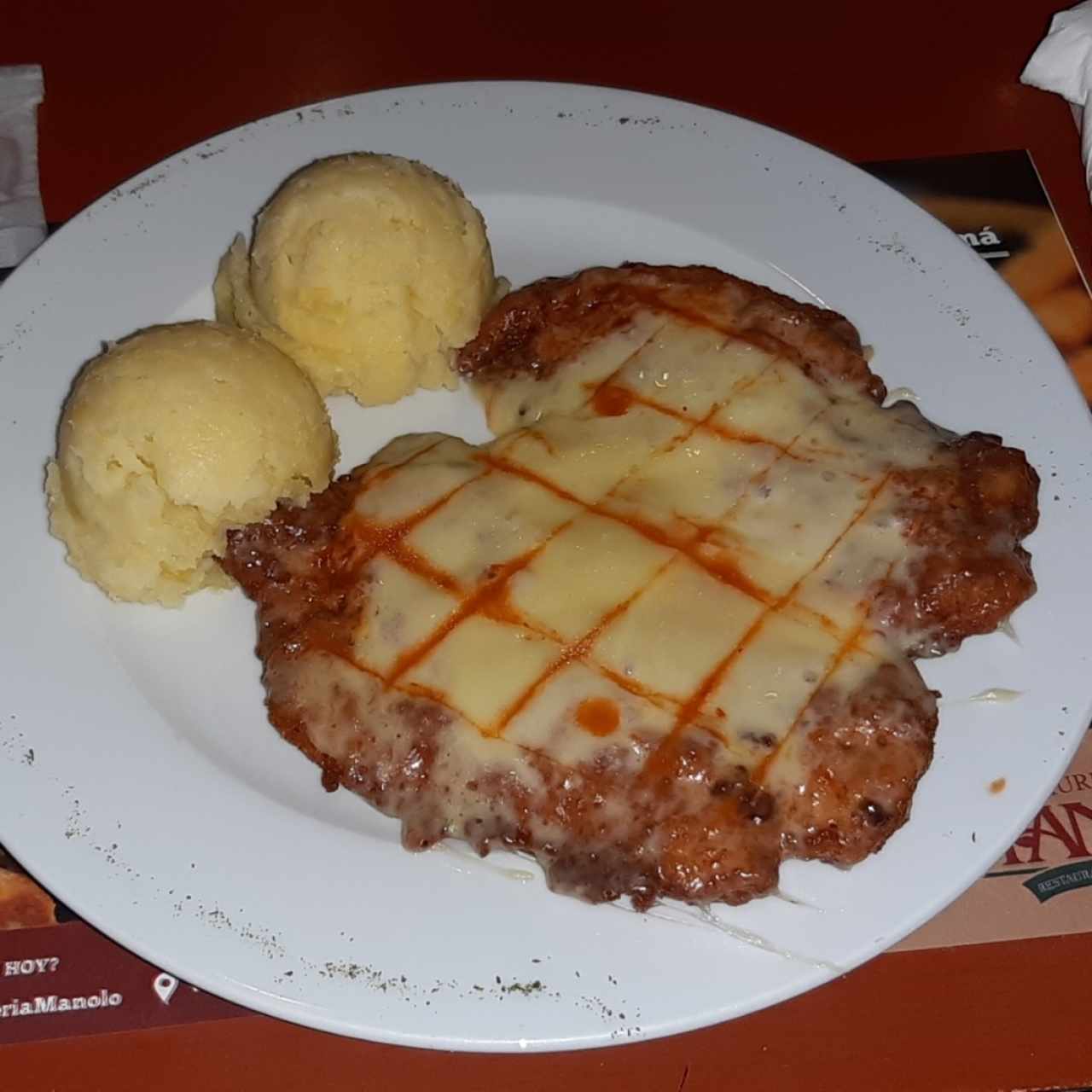 Milanesa de Pollo con Pure