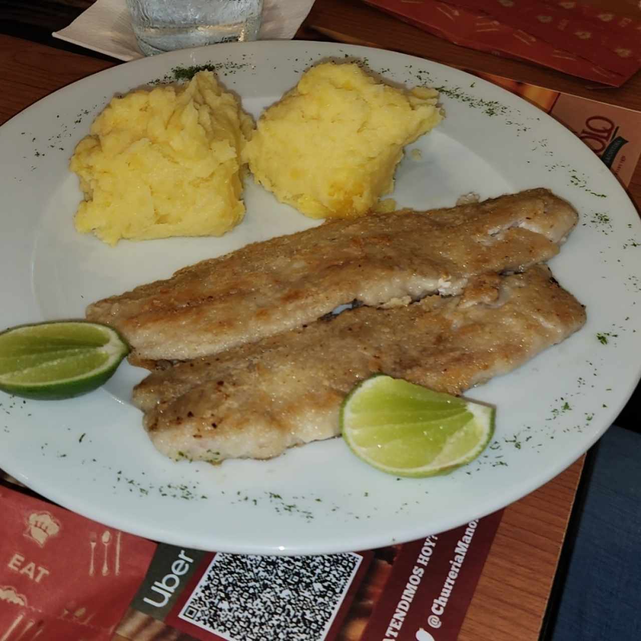 Corvina a la plancha