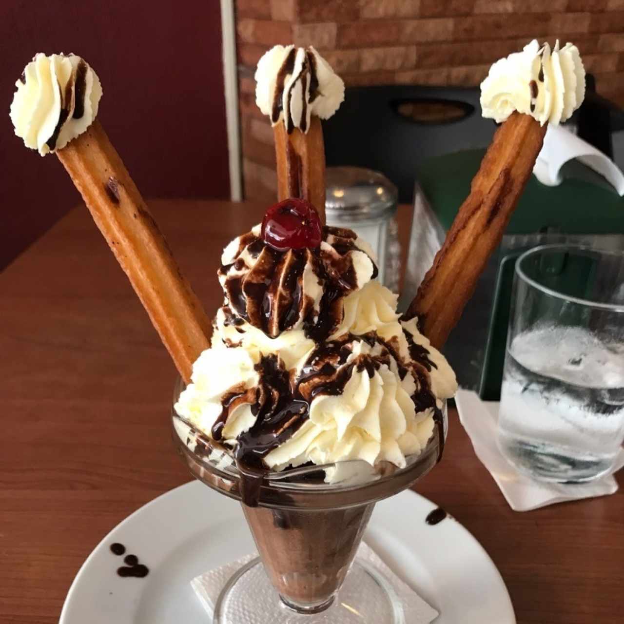 Churros con Helado