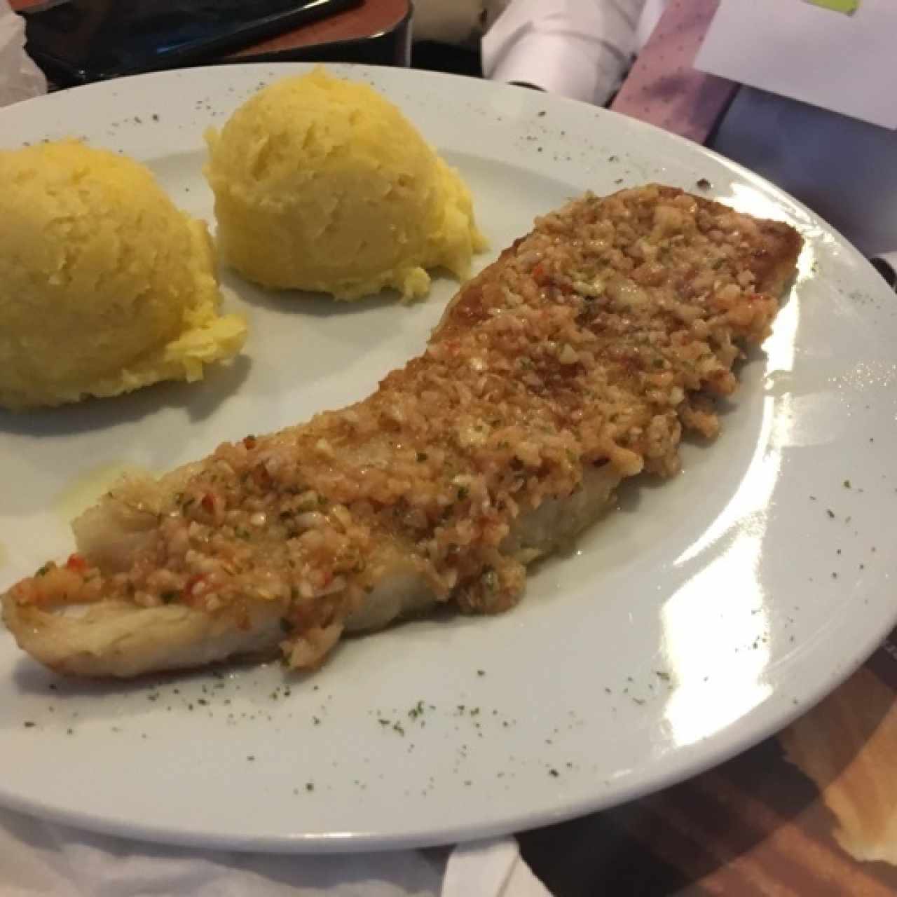 corvina al ajillo