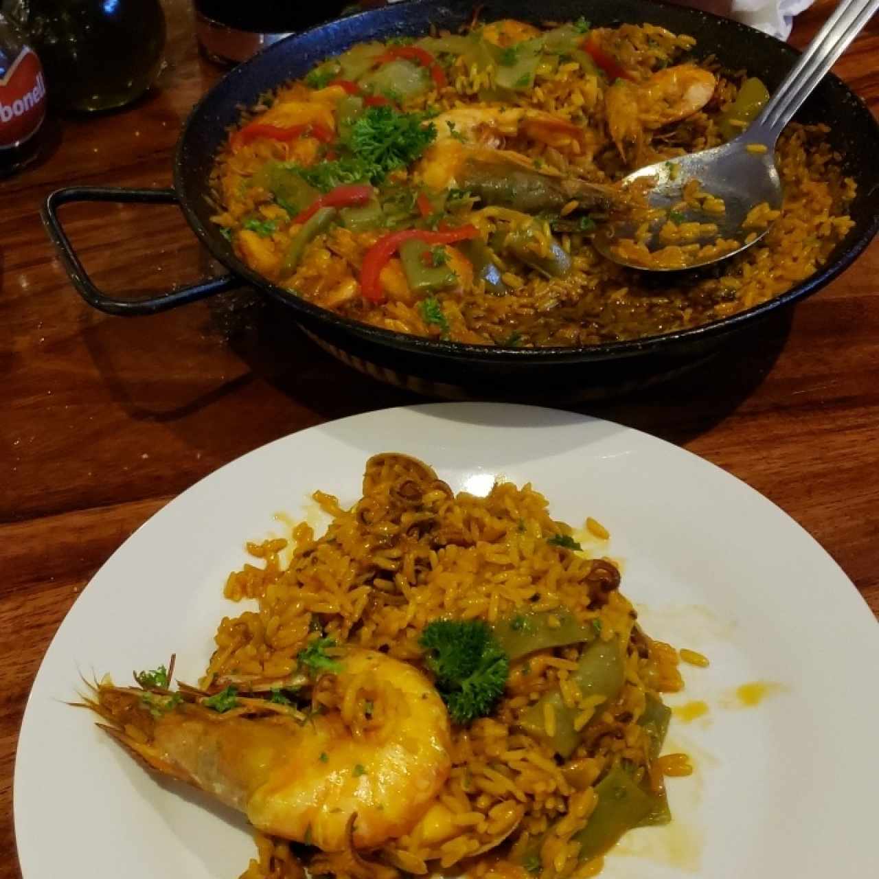 paella de mariscos