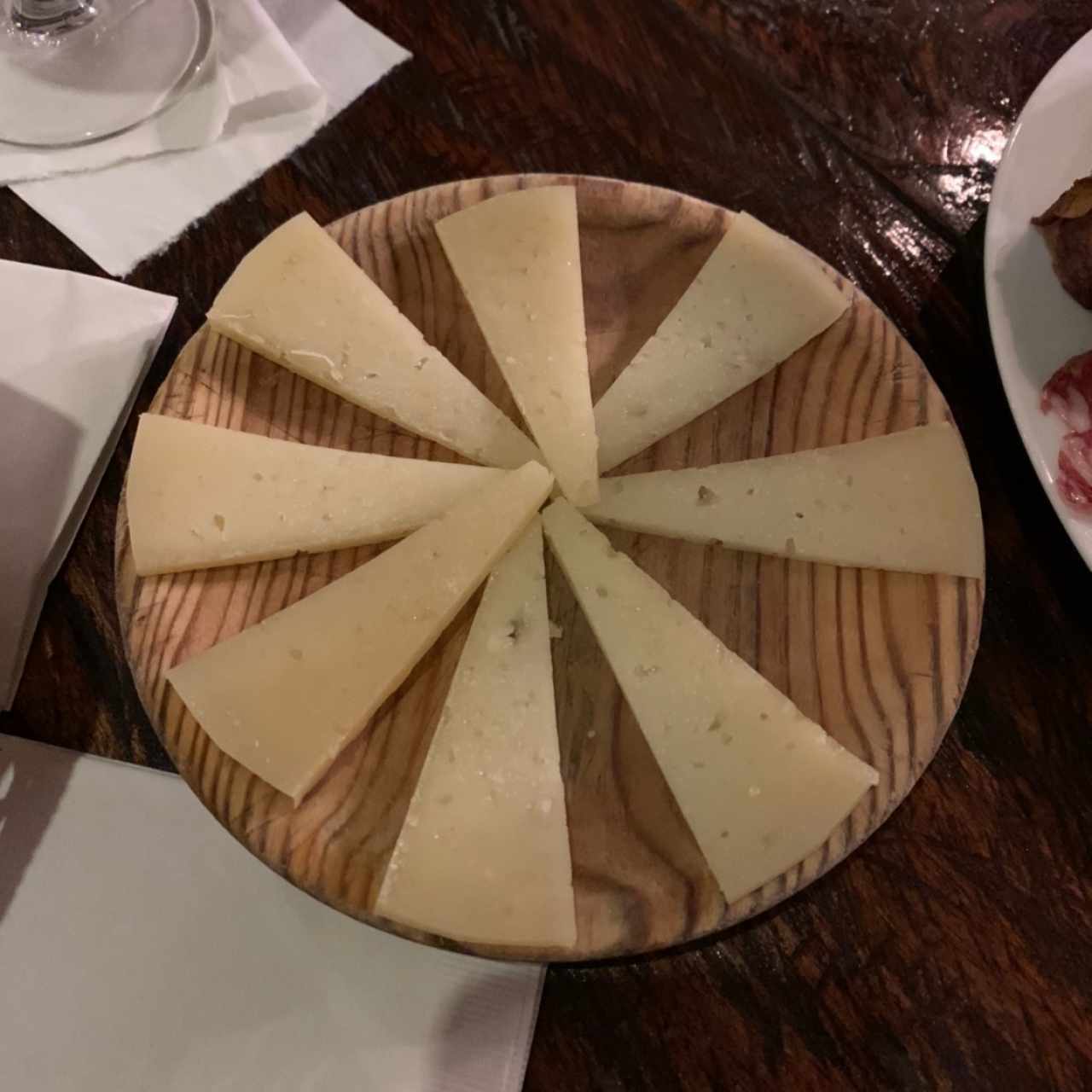 Tabla de queso manchego