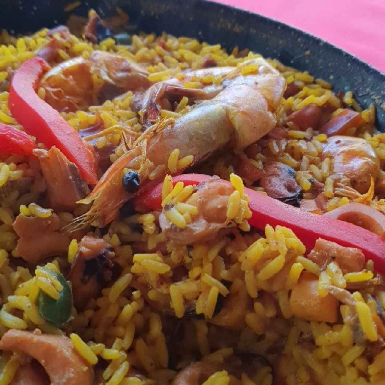 Paella - Paella de mariscos