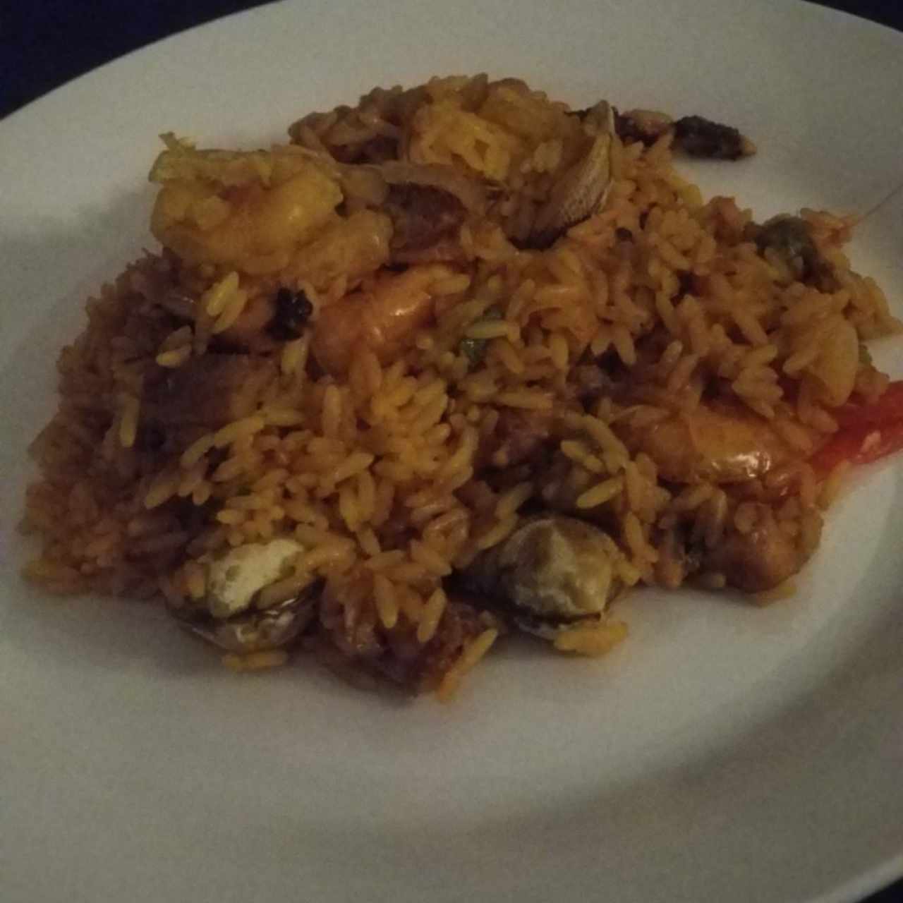 Paella de mariscos